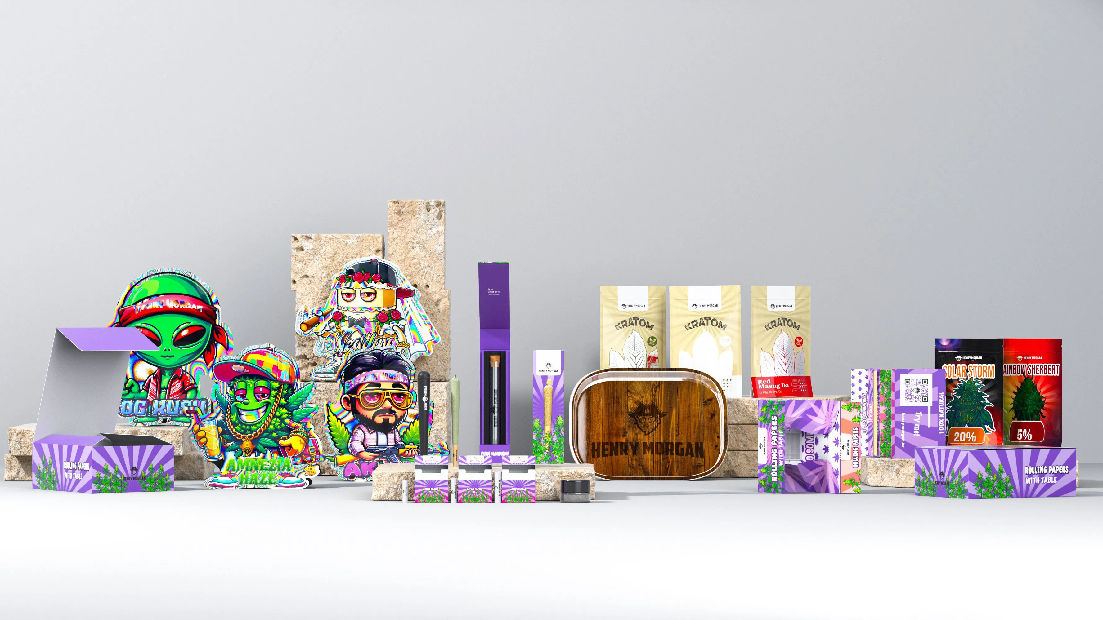 cannabis packaging sets custom